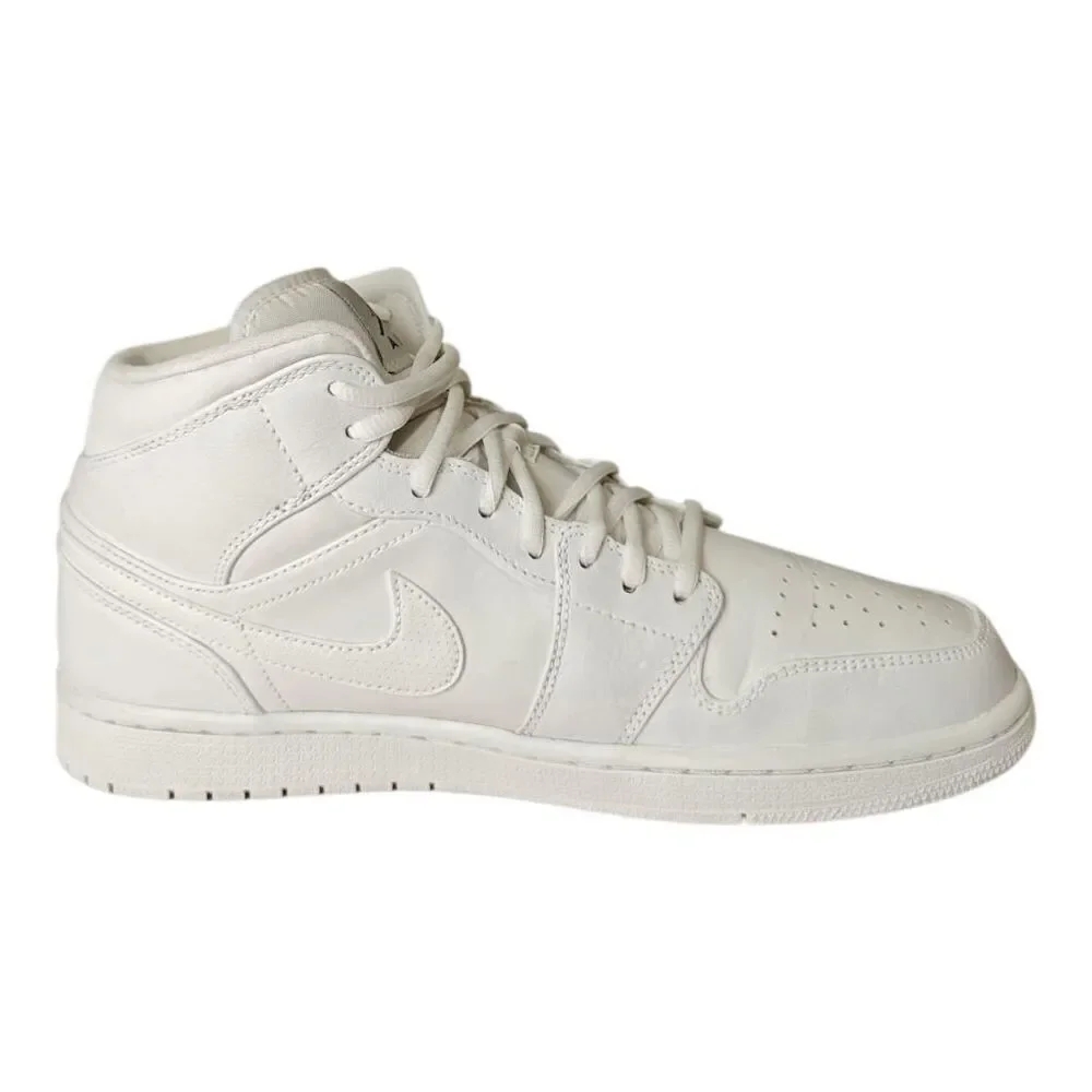 NIKE Air Jordan 1 Retro Mid 'White' Sneakers Size 11